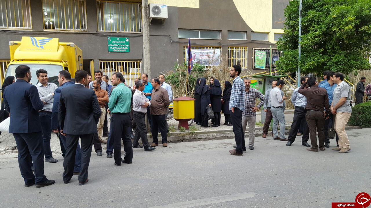 تجمع کارگران اخراجی شرکت حفاری نفت شمال+ تصاویر