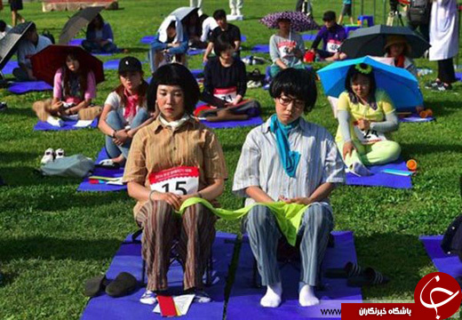 عکس/ مسابقه&zwnj;ای متفاوت در کره جنوبی