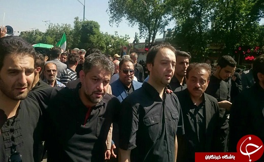 تشییع پیکر همسر شهید سرلشکر بابایی