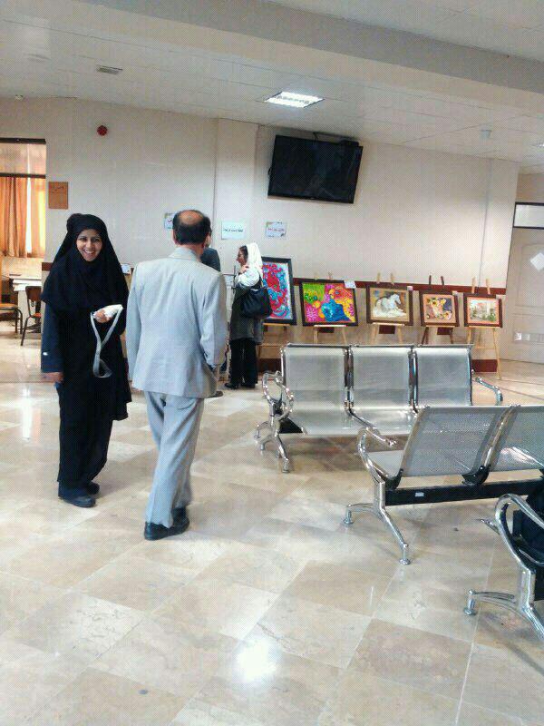 نمایشگاه هنری هنرمندان افغانستان در دانشگاه بینالود + تصاویر