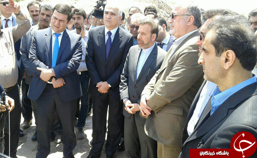 بازدید وزیر اقتصاد آذربایجان و وزیر ارتباطات از راه اهن قزوین - رشت - آستارا