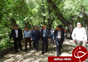 سفیر سوئیس از کهن باغشهر ایران در کاشان بازدید کرد