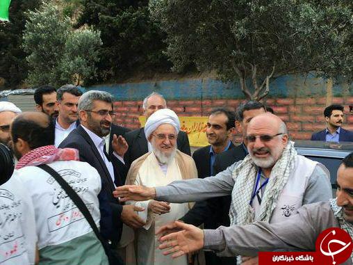 نماینده ولی فقیه گیلان در جمع زایران روح الله + تصاویر