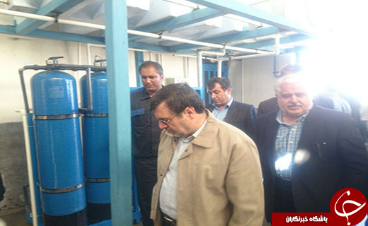 بازديد استاندار از دو طرح عمرانی و کشاورزی تاكستان