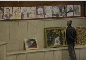 نمایشگاه هنرهای تجسمی درمهاباد