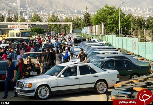 گردهمایی خودروهای مرسدس بنز ایران