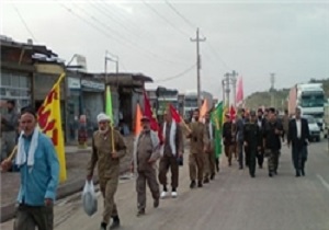 کاروان پیاده گیلان به کوهین