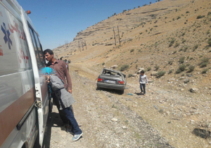 11 مصدوم در دو حادثه رانندگی