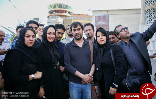 عکس/ شهاب حسینی در ترحیم همسر شهیدبابایی