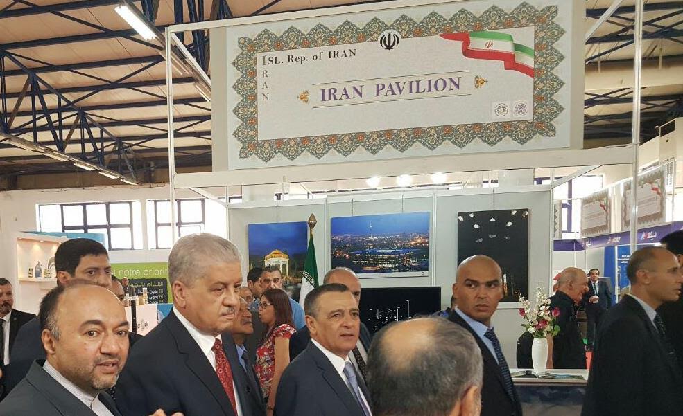 بازدید نخست وزیر الجزایر از غرفه ایران در نمایشگاه بین&zwnj;المللی الجزایر