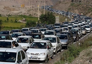 کاهش تردد جاده ای/جاده قائمشهر به فیروزکوه بسته شد