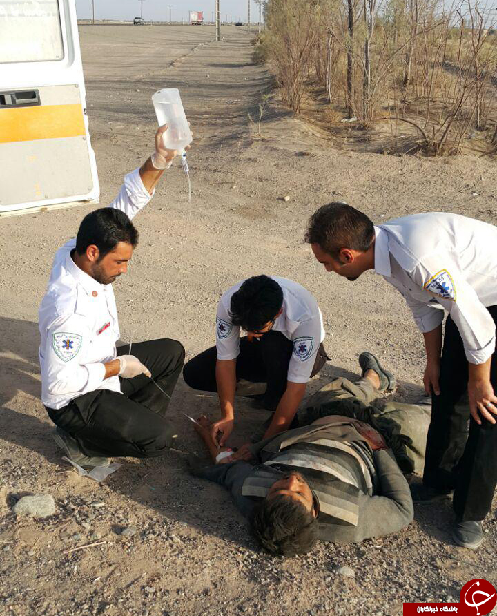 13 کشته و مجروح در واژگونی پژو 405 حامل اتباع افاغنه + تصاویر
