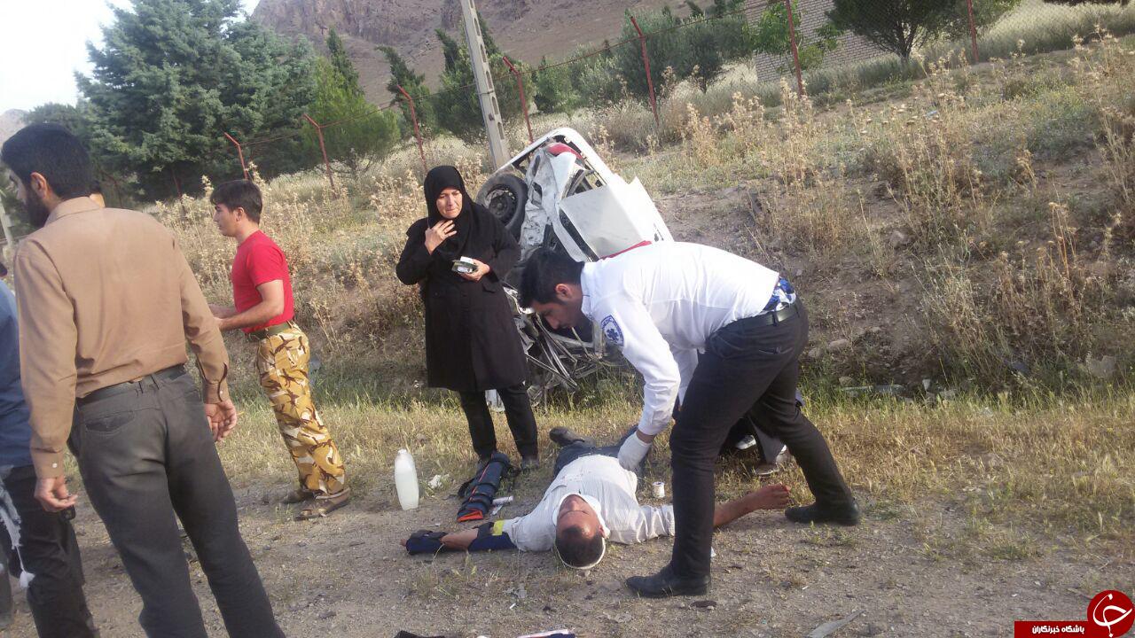 تصادف وحشتناک در جاده خرم&zwnj;آباد به کوهدشت + تصاویر