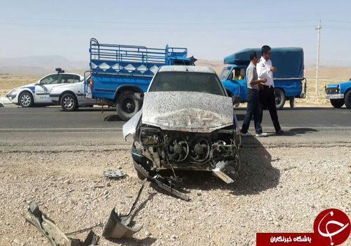 حادثه رانندگی 7 نفر را راهی بیمارستان کرد + تصاویر