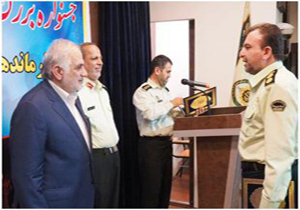 کسب سه رتبه اول فرماندهی انتظامی آمل دراستان