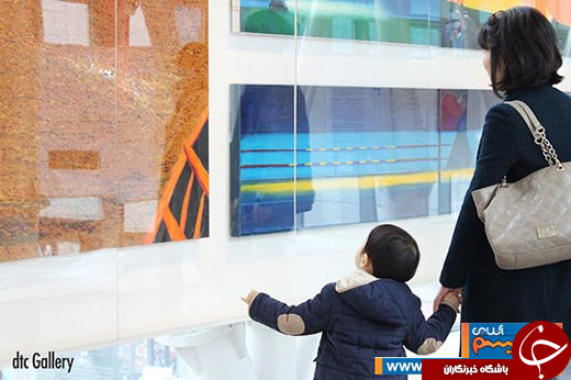 عکس/ پایانه اتوبوس یا گالری هنری!