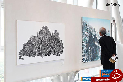عکس/ پایانه اتوبوس یا گالری هنری!