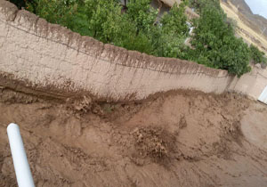 سیل ویرانگر در روستای آق گنبد + فیلم