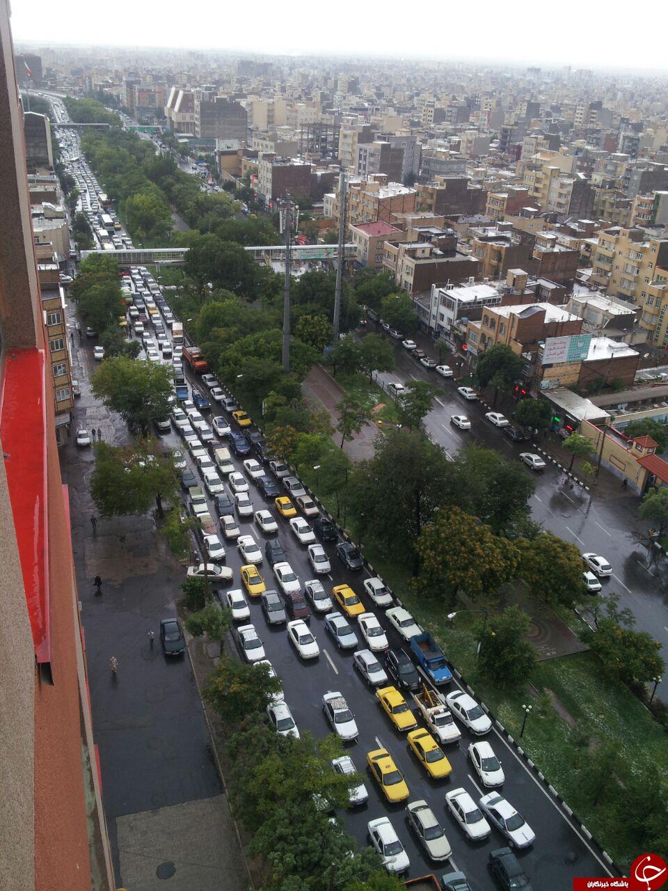 آبگرفتگی باورنکردنی در زیرگذر نظامی + تصاویر