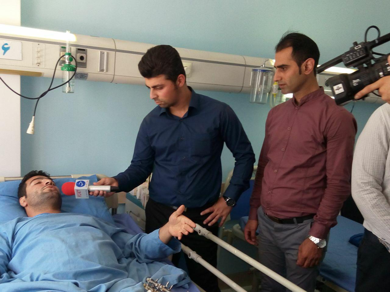 مشت زن  گیلانی تا مرز قطع شدن پا رفت + تصاویر