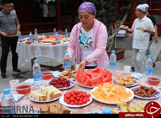 عکس/ مراسم افطاری در مسجد &laquo;نان&zwnj;شیا&raquo; پکن