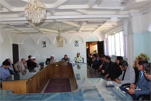 برگزاری نشست هماهنگی برگزاری راهپیمایی روز جهانی قدس با حضور فرماندار