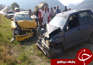 یک تصادف با سه زخمی