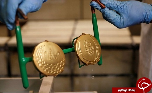 مراحل تولید مدال&zwnj;های المپیک ۲۰۱۶ + تصاویر