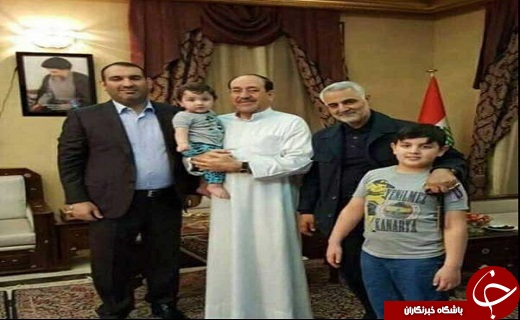عکس/ سردار سلیمانی مهمان افطاری نوری مالکی