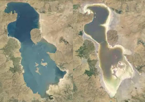 افزایش 52 سانتی متری تراز دریاچه ارومیه