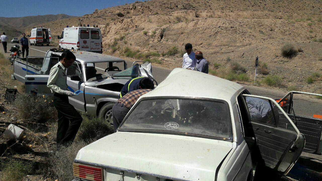 یک کشته و دو مصدوم بر اثر تصادف در جاده کاخک به سرایان