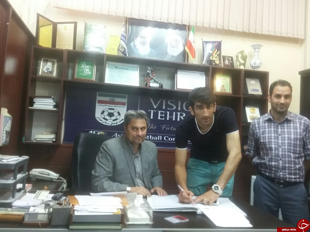 ثبت قرارداد بیرانوند در هیات فوتبال