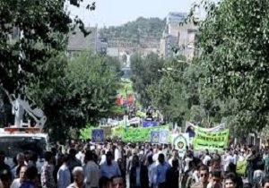 غریو فریاد کردستانی برای آزادی قدس شریف و محکومیت اهداف استکبار جهانی