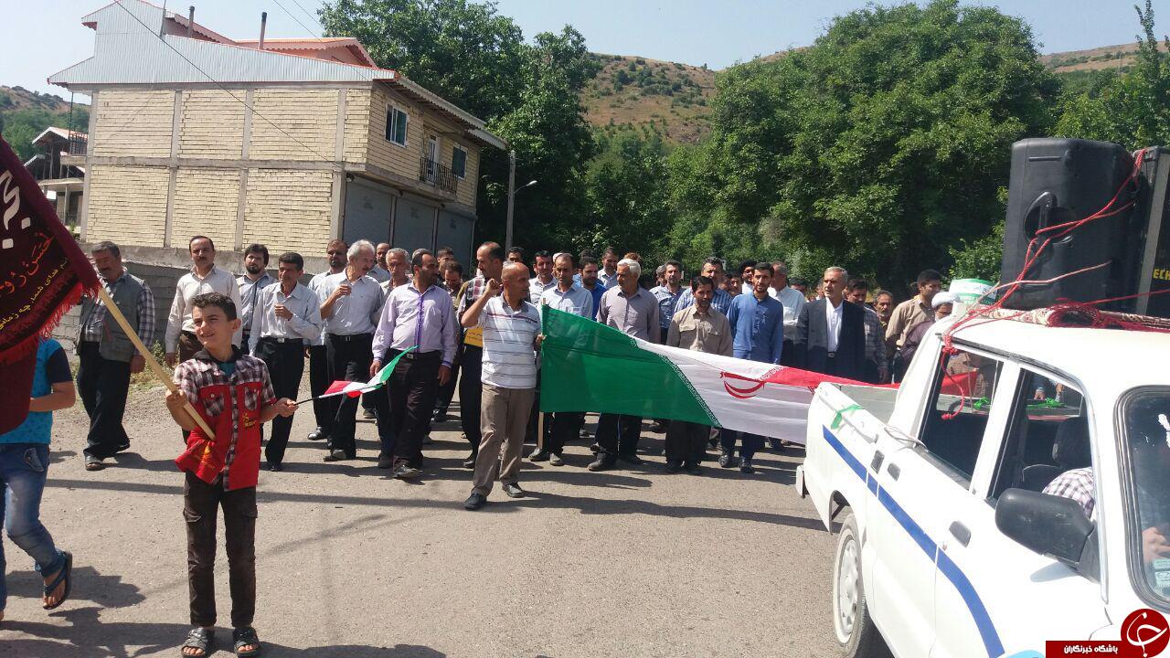 شور و شوق مردم پیرکوه در روز جهانی قدس + تصاویر