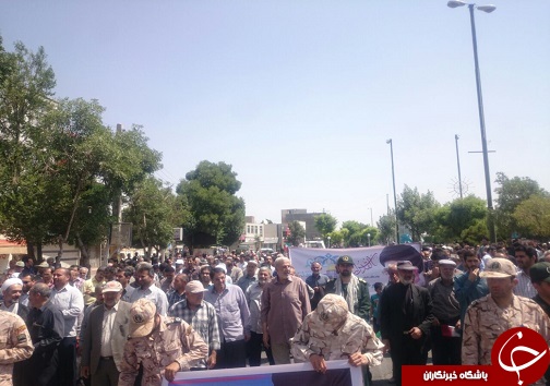 راهپیمایی روز قدس در تاکستان