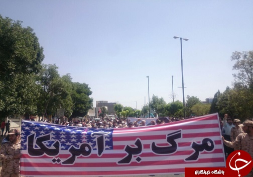 راهپیمایی روز قدس در تاکستان