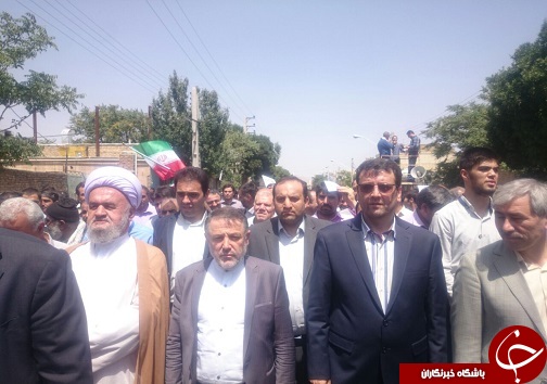 راهپیمایی روز قدس در تاکستان + عکس