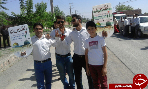 به آتش کشیدن پرچم آمریکا و اسرائیل در مرگنلر + تصاویر