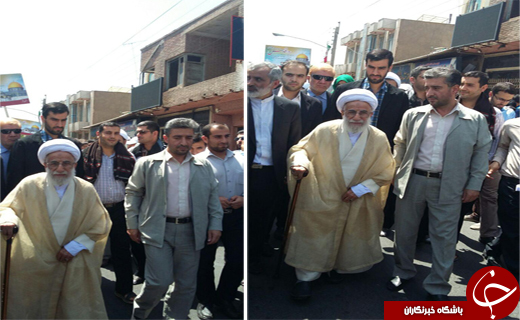 حضور مراجع و شخصیت های مهم در راهپیمایی روز جهانی قدس