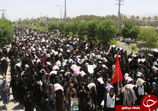 مومنان هرمزگانی فریاد حمایت از فلسطین را سردادند