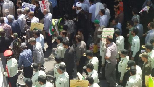 نمایش وحدت و همبستگی ملت ایران در راهپیمایی روز قدس + تصاویر
