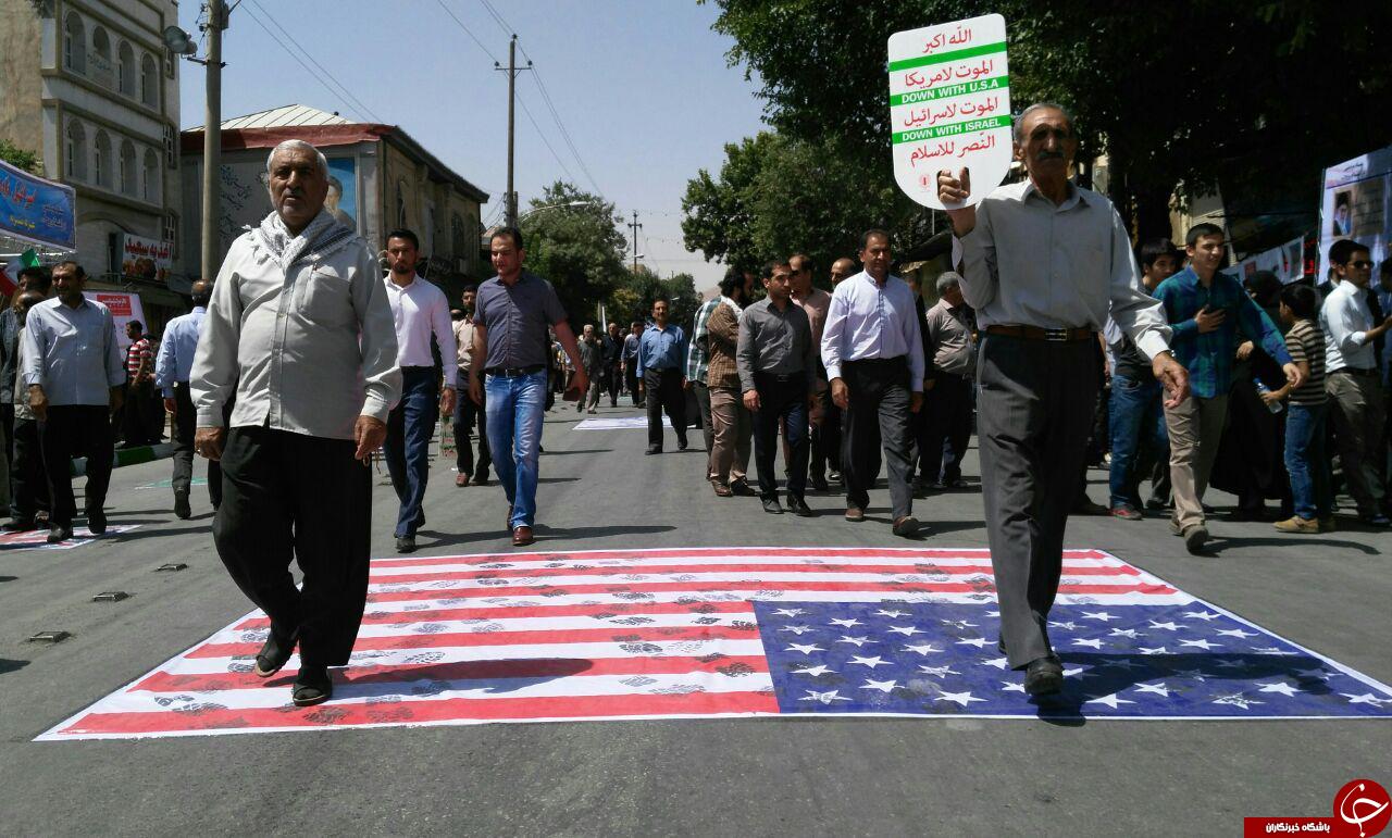 راهپیمایی روز جهانی قدس در کرمانشاه + تصاویر
