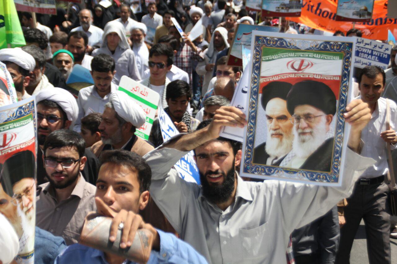 مهاجران افغانستانی مقیم قم در راهپیمایی روز جهانی قدس شرکت کردند+ تصاویر