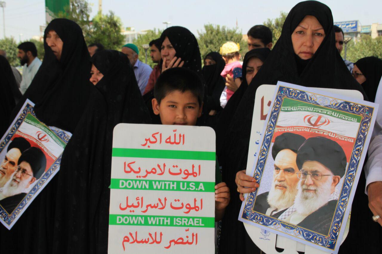 مهاجران افغانستانی مقیم قم در راهپیمایی روز جهانی قدس شرکت کردند+ تصاویر
