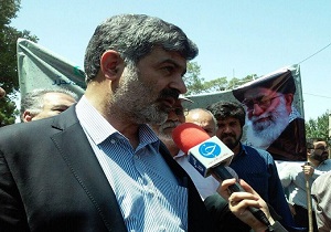 حضور گرم نماینده مردم یزد واشکذر درراهپیمایی روز قدس