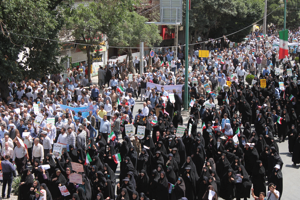 جلوه های از حضور قدس 95  در همدان