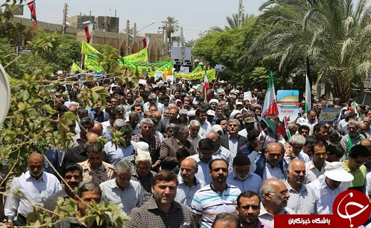خلق حماسه دیگر از حضور بافقی ها در روز قدس (به روایت تصویر)