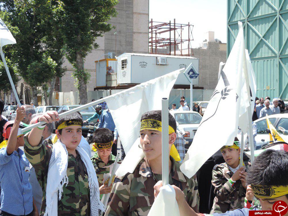 گزارش تصویری از راهپیمایی مهاجران افغانستانی مقیم مشهد