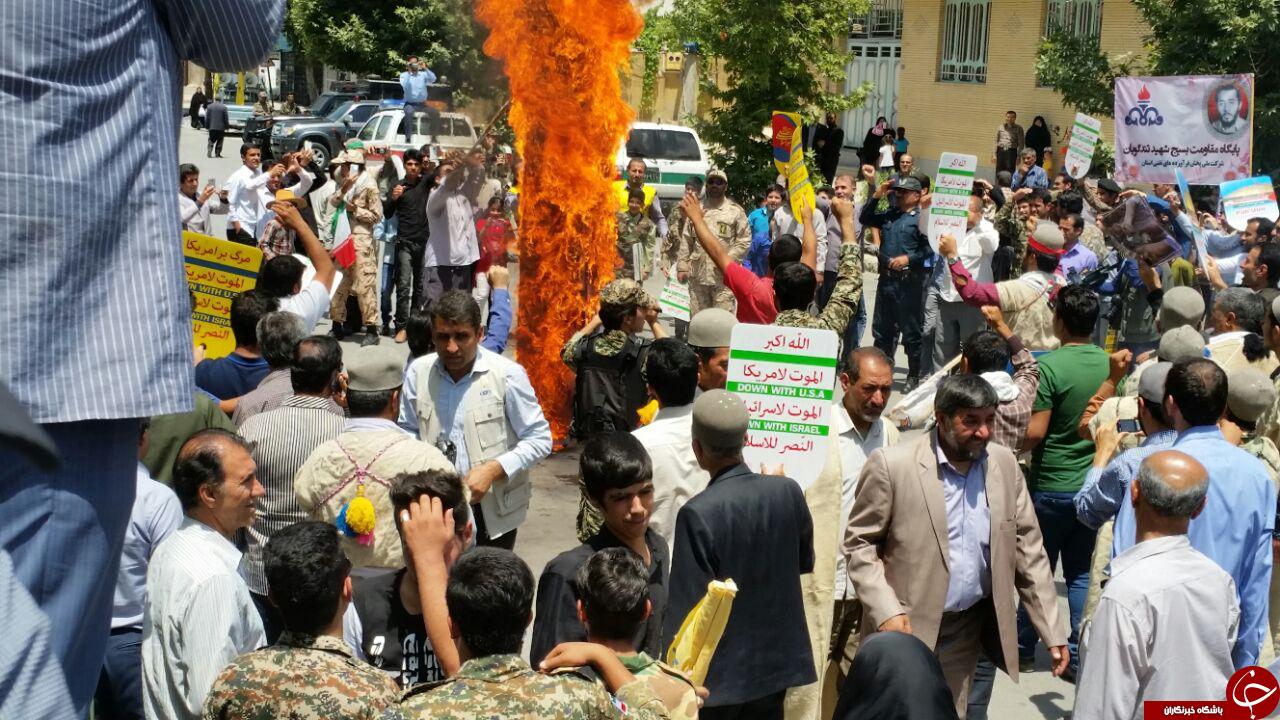 حضور پرشور مردم یاسوج در راهپیمایی روز قدس + تصاویر