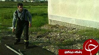 13ساعت تلاش نفس گیر آتش نشانان در پی آتش سوزی علفزار + تصاویر